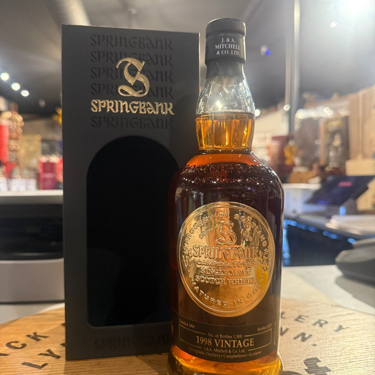 Springbank 1998 Vintage 96.6 Proof Scotch Whisky – Hi Proof