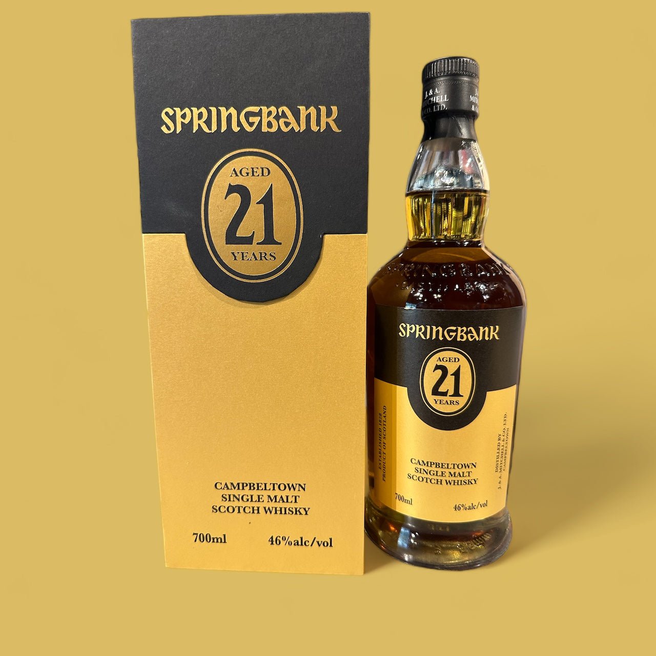 Springbank 21 Year Campbeltown Single Malt – Hi Proof
