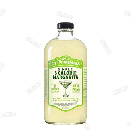 Stirrings 5 Calorie Margarita Mix 750ml - Hi Proof - Stirrings