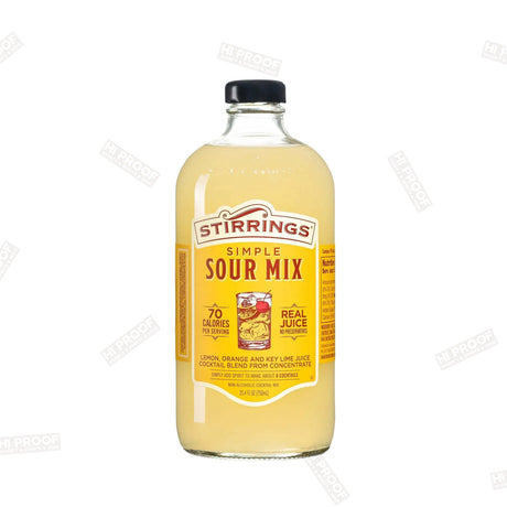 Stirrings Coocktail Mixer Sour Mix 750ml - Hi Proof - Stirrings