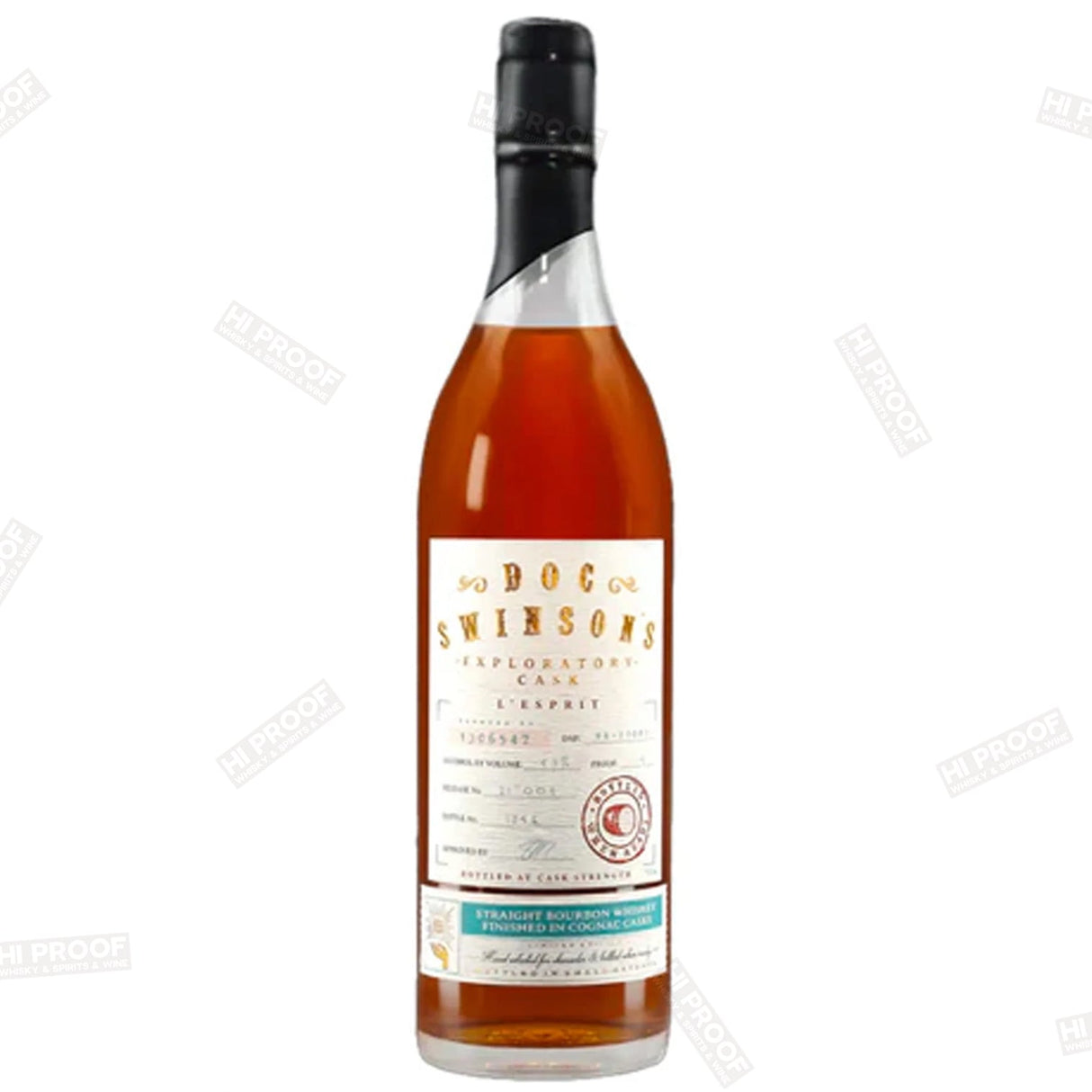 Swinson’s Lespirit Bourbon Whiskey Cognac Cask Finish 750ml - Hi Proof - Doc Swinson’s