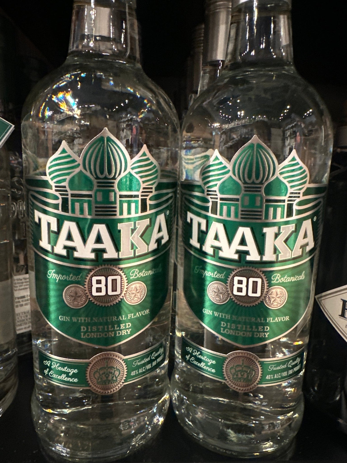 TAAKA GIN 80PROOF 750ML - Hi Proof - Taaka