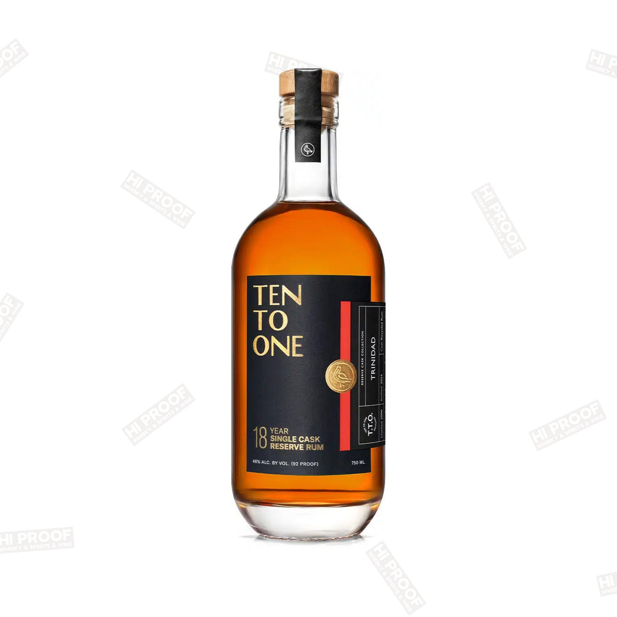 Ten to One 18 Year Reserve Cask Collection: Trinidad 750ml - Hi Proof - Ten to One