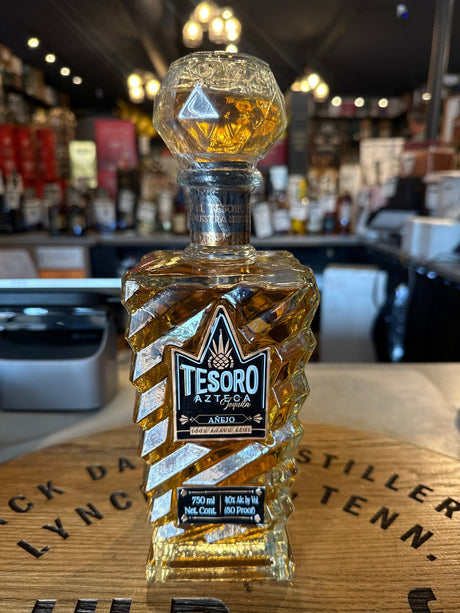 Tesoro Azteca Anejo Tequila 750mL - Hi Proof - Tesoro Azteca