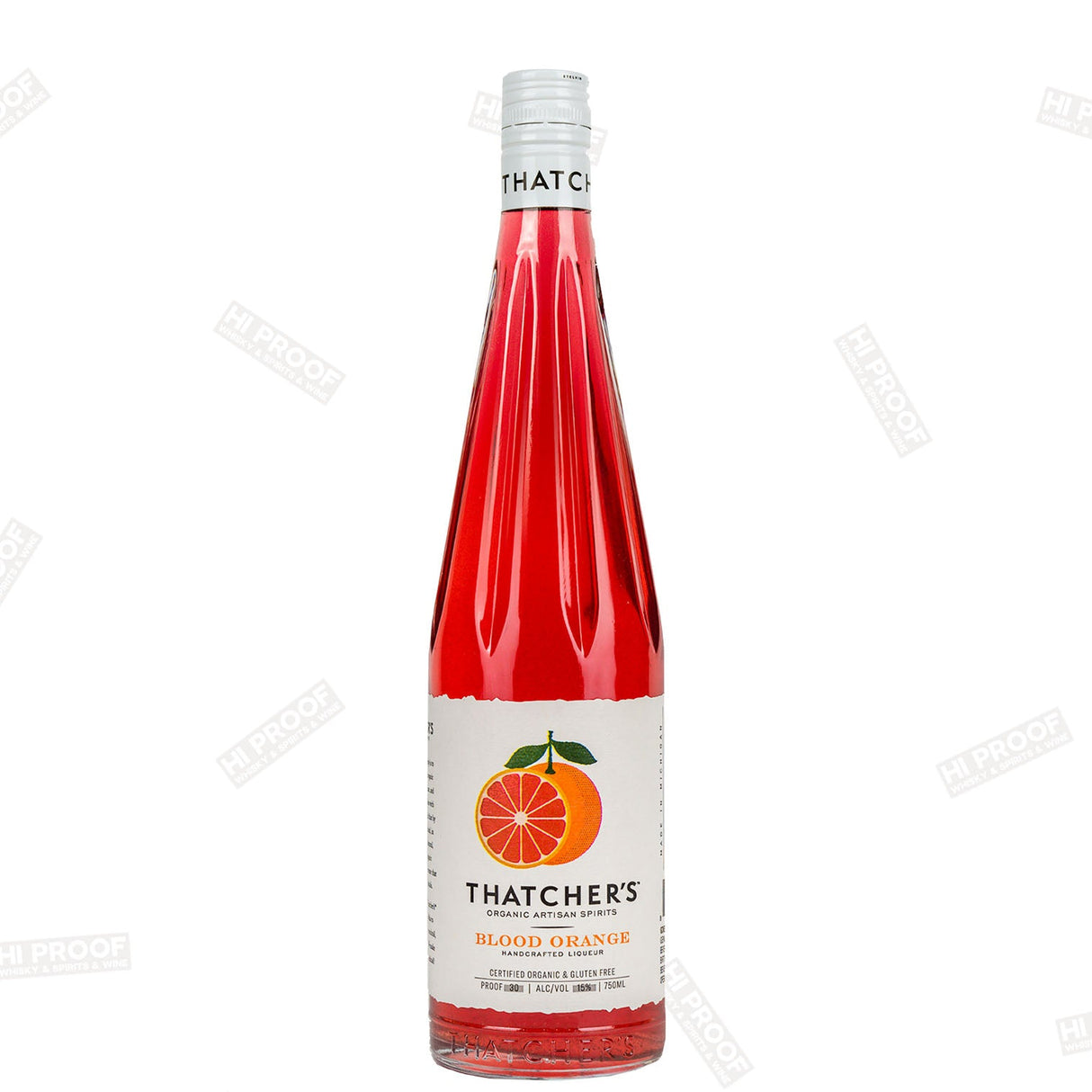 Thatcher's Organic Blood Orange Liqueur 750ml - Hi Proof - Thatcher's
