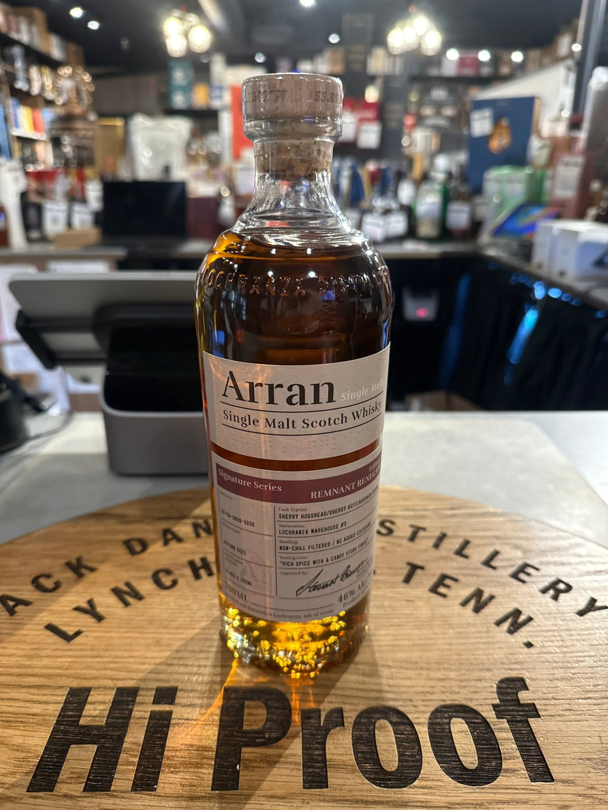 The Arran Malt Distillery 'Signature Series Edition 1 Remnant Renegade' Single Malt Scotch Whisky - Hi Proof - Arran