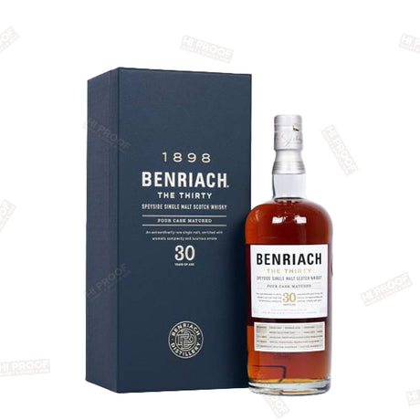 The BenRiach 30 Year Old Single Malt Scotch Whisky - Hi Proof - Benriach
