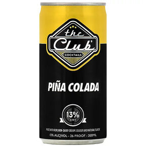 The Club Cocktail Pina Colada 200ml - Hi Proof - The Club