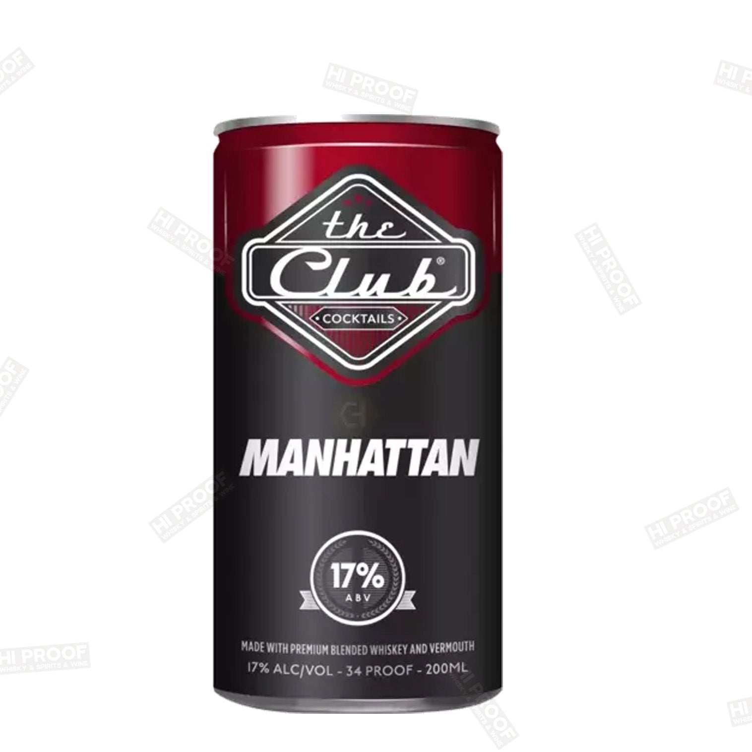 The Club Manhattan 200ml - Ready to Drink – Hi Proof