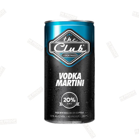 THE CLUB VODKA MARTINI 200ML - Hi Proof - The Club