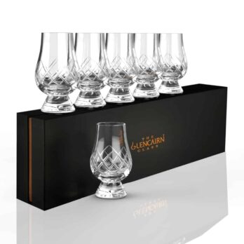 The Glencairn Hand Cut Crystal Glencairn Glasses Set of 6 with Glencairn Gift Box - Hi Proof - The Glencairn