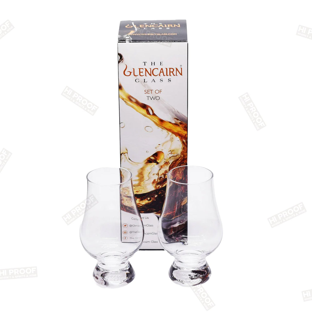 The Glencairn Whisky Glass 6 oz - 2 pack set - Hi Proof - The Glencairn