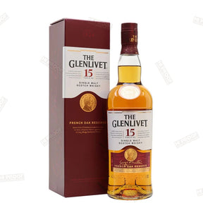 The Glenlivet 15 Years Old Single Malt Scotch Whisky 750ml - Hi Proof - Glenlivet