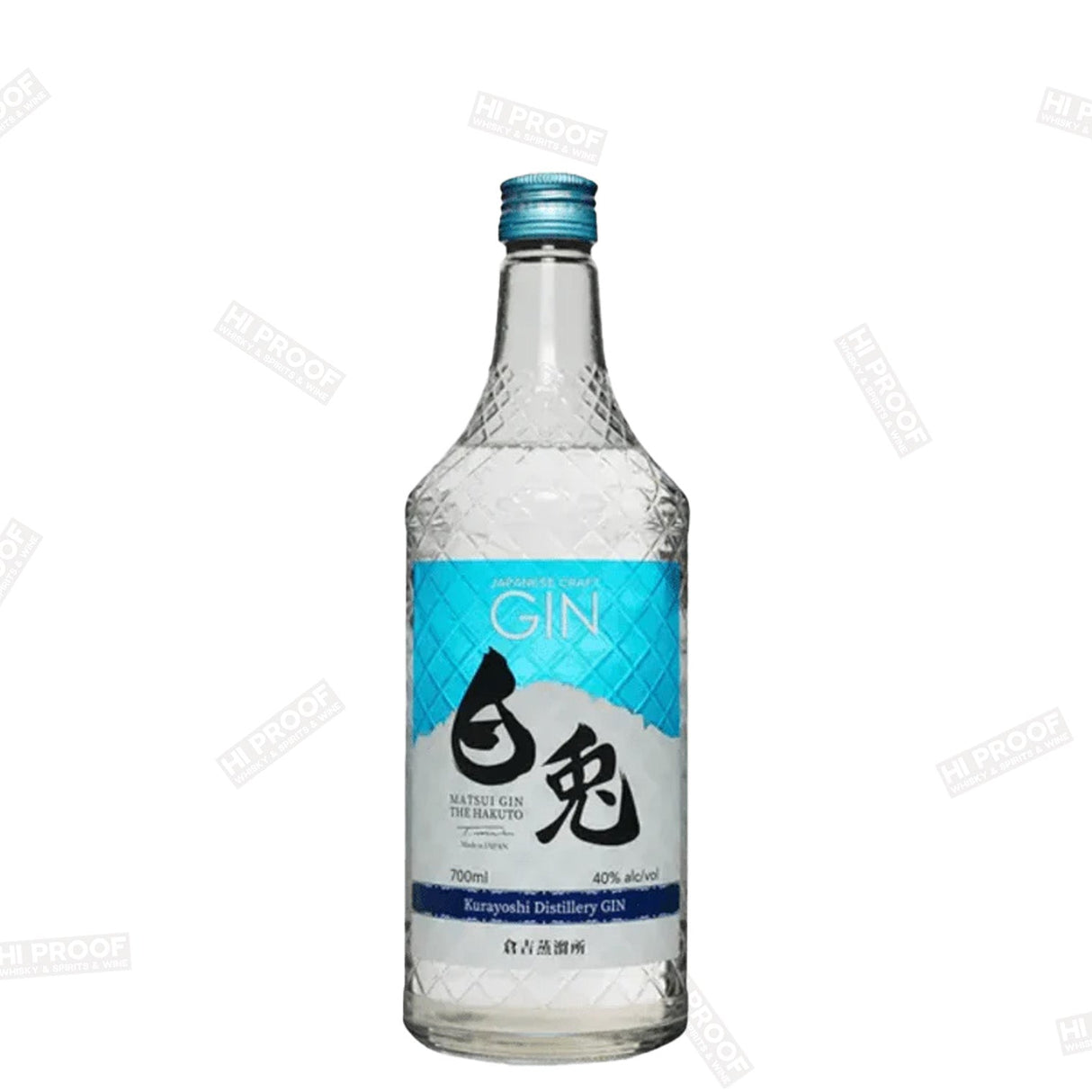 The Hakuto Gin 80 Proof 700ml - Hi Proof - The Hakuto