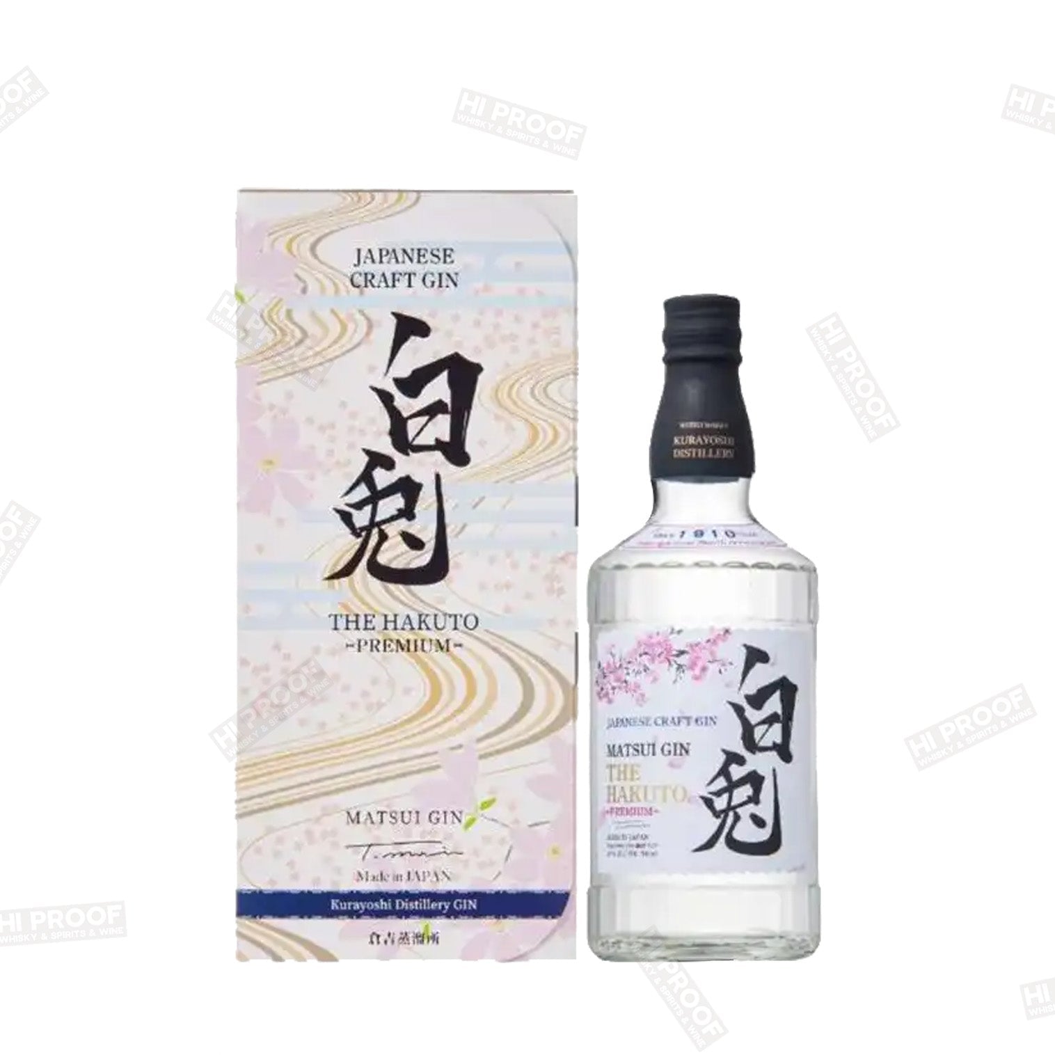 The Hakuto Premium Gin 94 Proof - Japanese Botanicals – Hi Proof