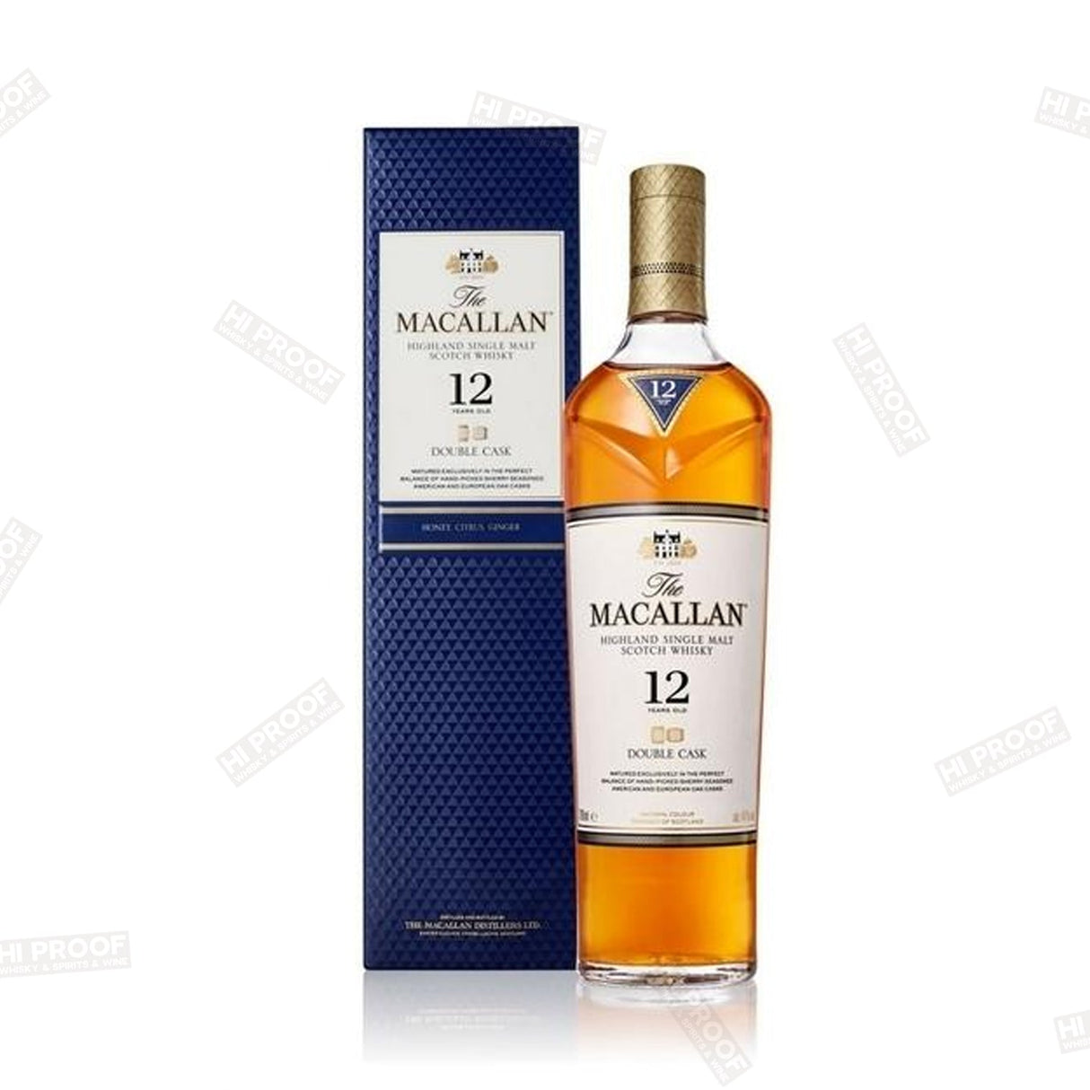 The Macallan Double Cask 12 Year Old Single Malt Scotch Whisky 750ml - Hi Proof - Macallan