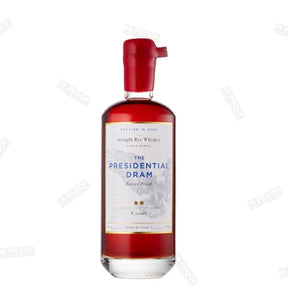 The Presidential Dram 8 Year Old Single Barrel Bourbon Whiskey - 117.74 Proof Cask Strength - 700ml Premium American Whiskey - Hi Proof - The Presidential