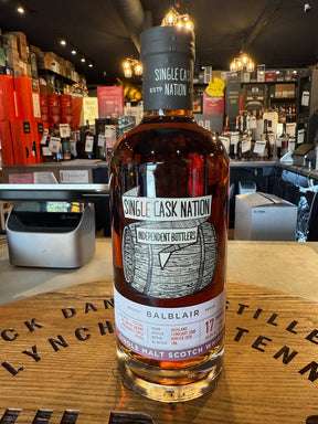 The Single Cask Nation Balblair 2008 17 Year Cask181076 53.8 % Alc 750mL - Hi Proof - The Single Cask Nation