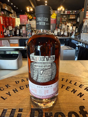 The Single Cask Nation Ben Nevis 2014 10 Year Cask170260 61.6 % Alc 750mL - Hi Proof - The Single Cask Nation
