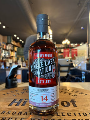 The Single Cask Nation Glendronach 14 Years 59.6% Alc Single Malt Scotch Whisky 700mL - Hi Proof - The Single Cask Nation