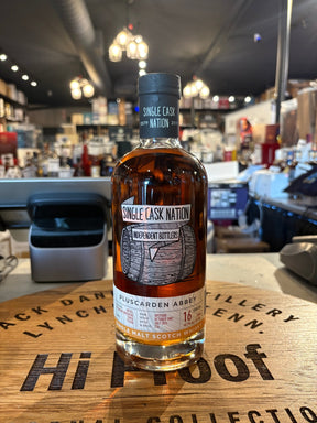 The Single Cask Nation Pluscarden Abbey 16 Year Cask 171958 60.9 % Alc 750mL - Hi Proof - The Single Cask Nation