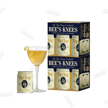 Tip Top Bee’s Knees 100ml x 4can - Hi Proof - Tip top