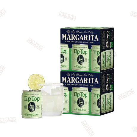 Tip Top Margarita 100ml x 4can - Hi Proof - Tip top
