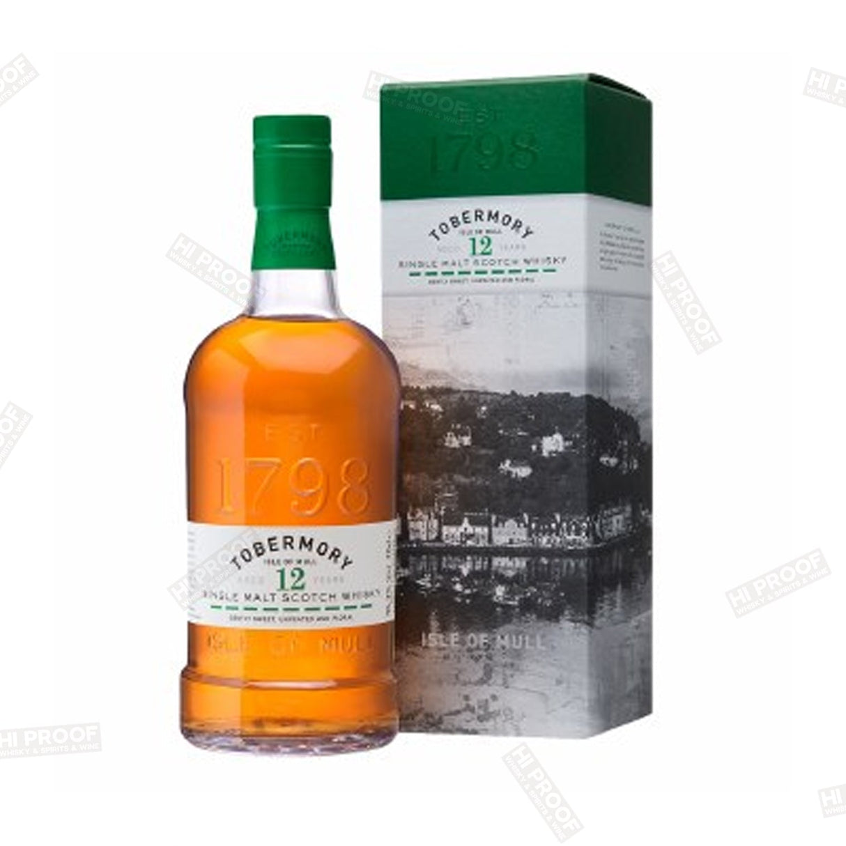 Tobermory 12 year Single Malt 92.6Proof 750ml - Hi Proof - Tobermory