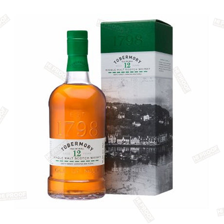 Tobermory 12 year Single Malt 92.6Proof 750ml - Hi Proof - Tobermory