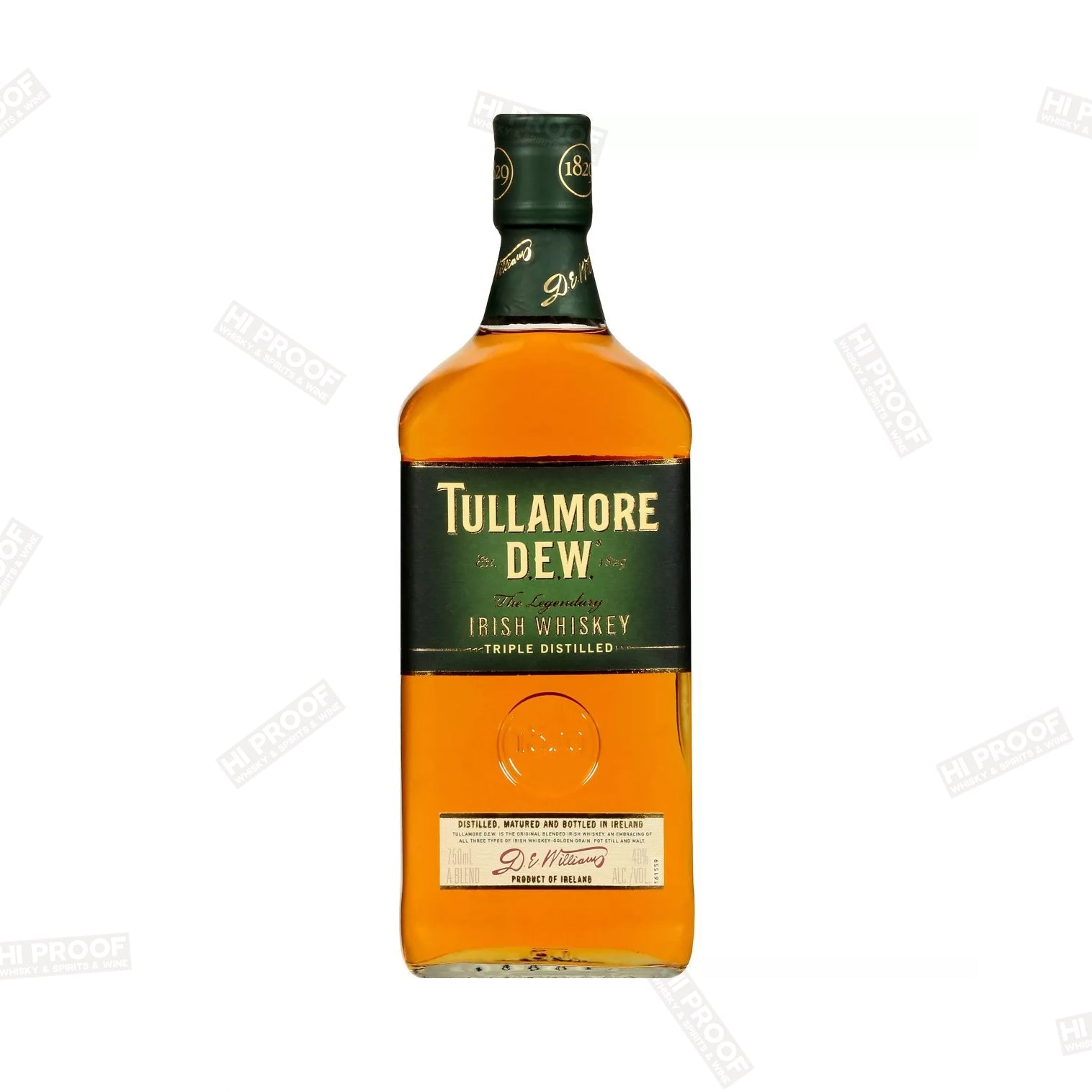 Tullamore Dew Irish Whiskey 750ml - Triple Blend – Hi Proof