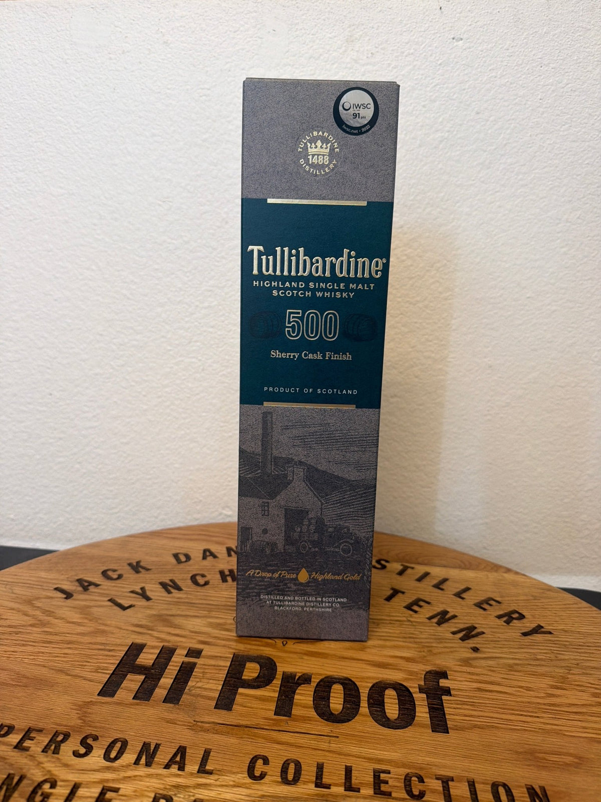 Tullibardine Sherry Cask 500 Highland Single Malt Scotch Whisky 750ml - Hi Proof - Tullibardine