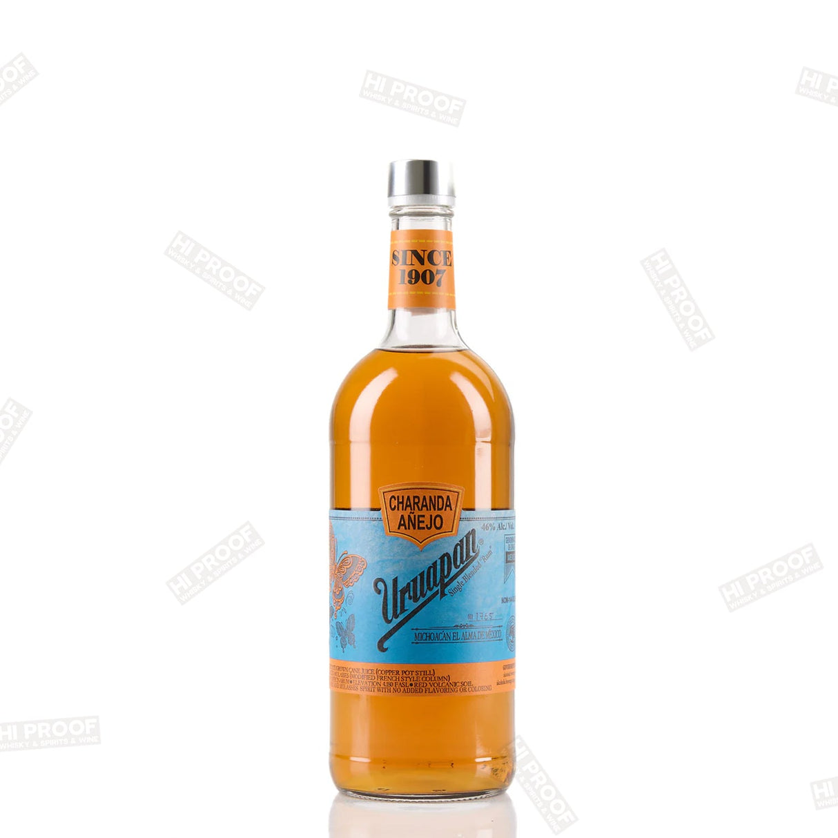 URUAPAN CHARANDA BLENDED ANEJO RUM 1 L - Hi Proof - Uruapan charanda