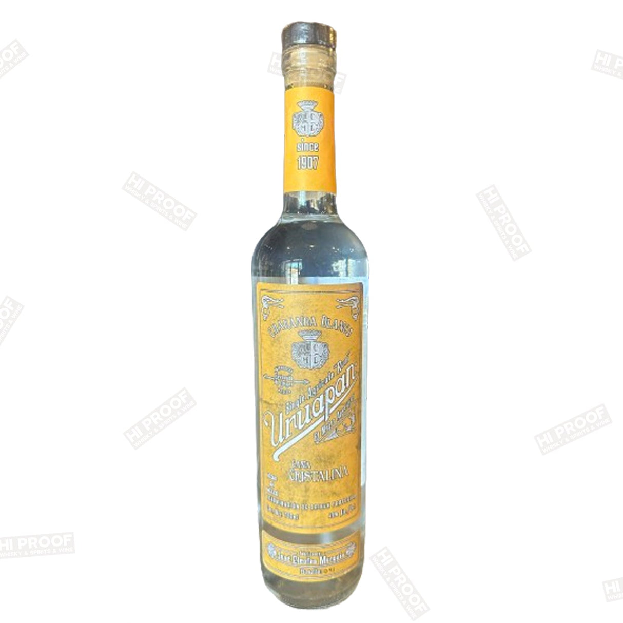 Uruapan charanda single cana cristalina blanco 750ml - Hi Proof - Uruapan charanda