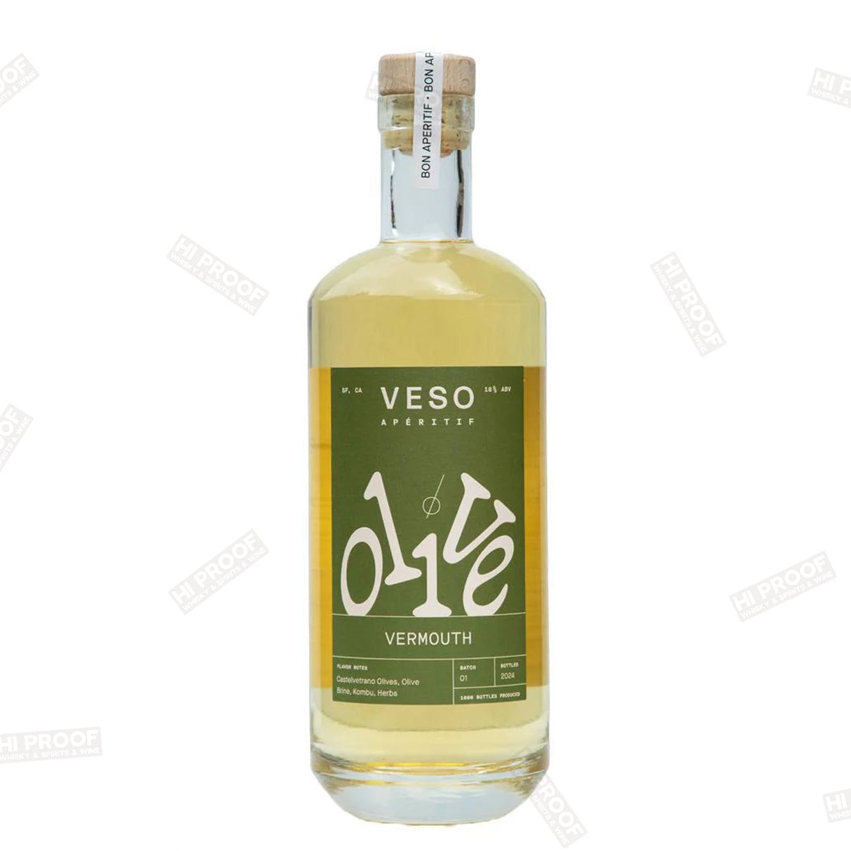 VESO 'Olive Vermouth' Aperitif (750ML) - Hi Proof - VESO