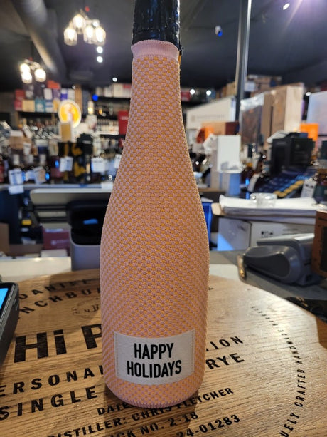 VEUVE CLICQUOT BRUT ROSE HAPPY HOLYDAYS GiFT JARKET CHAMPAGNE 750ML - Hi Proof - VEUVE CLICQUOT