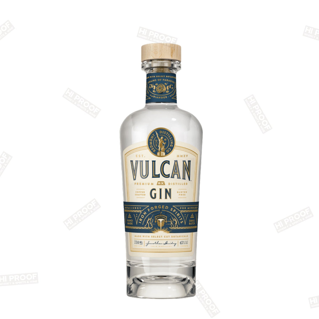 Vulcan Gin – 750mL - Hi Proof - Vulcan