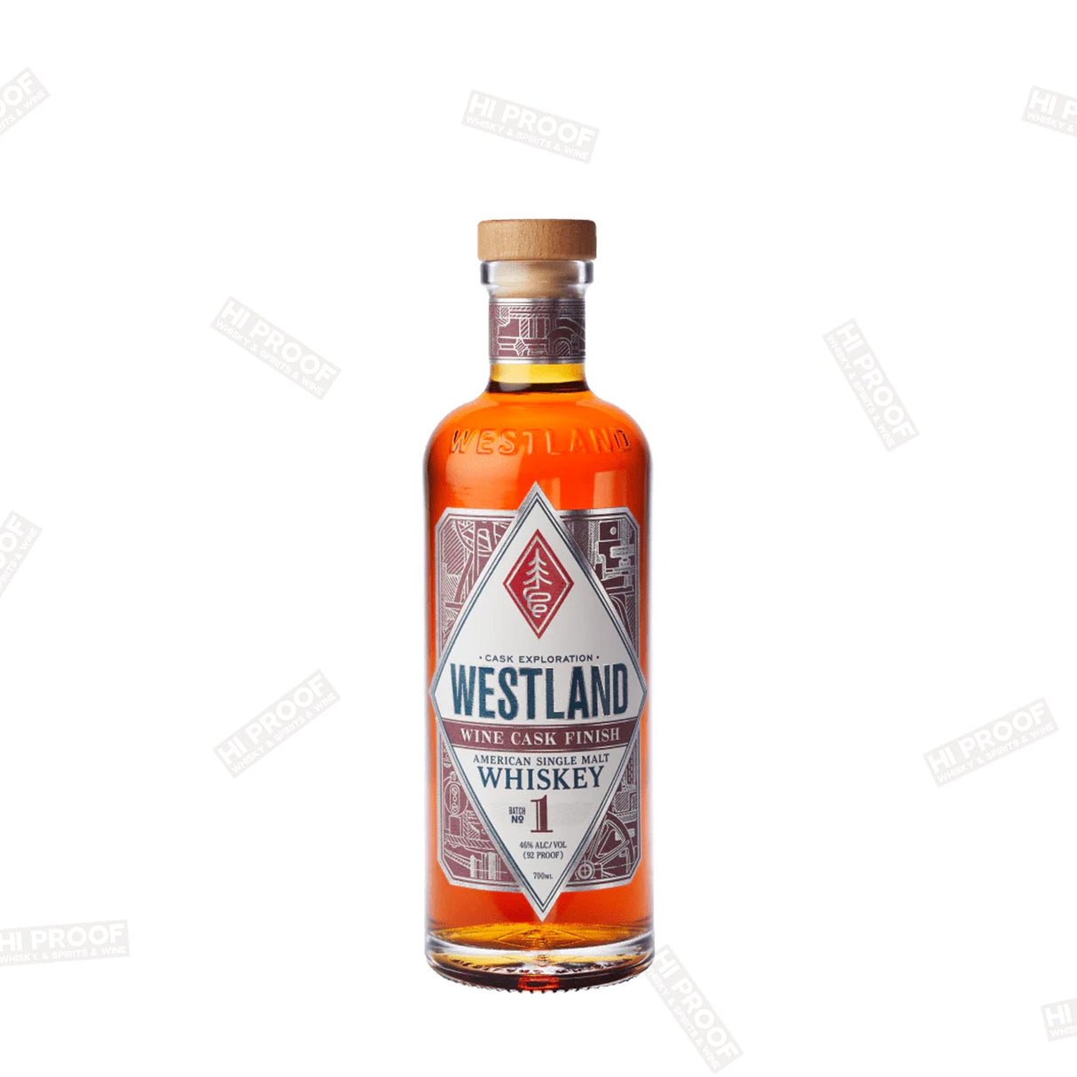 Westland 'Wine Cask Finish' American Single Malt Whiskey 700ML - Hi Proof - Westland