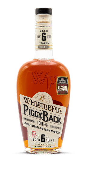 WhistlePig Barstool Sports Barrel Pick PiggyBack 6 Year Bourbon 100 proof - Hi Proof - WhistlePig