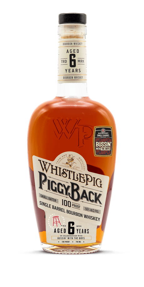 WhistlePig Barstool Sports Barrel Pick PiggyBack 6 Year Bourbon 100 proof - Hi Proof - WhistlePig