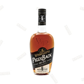 WhistlePig PiggyBack Rye Aged 6 Years 750mL - Hi Proof - WhistlePig