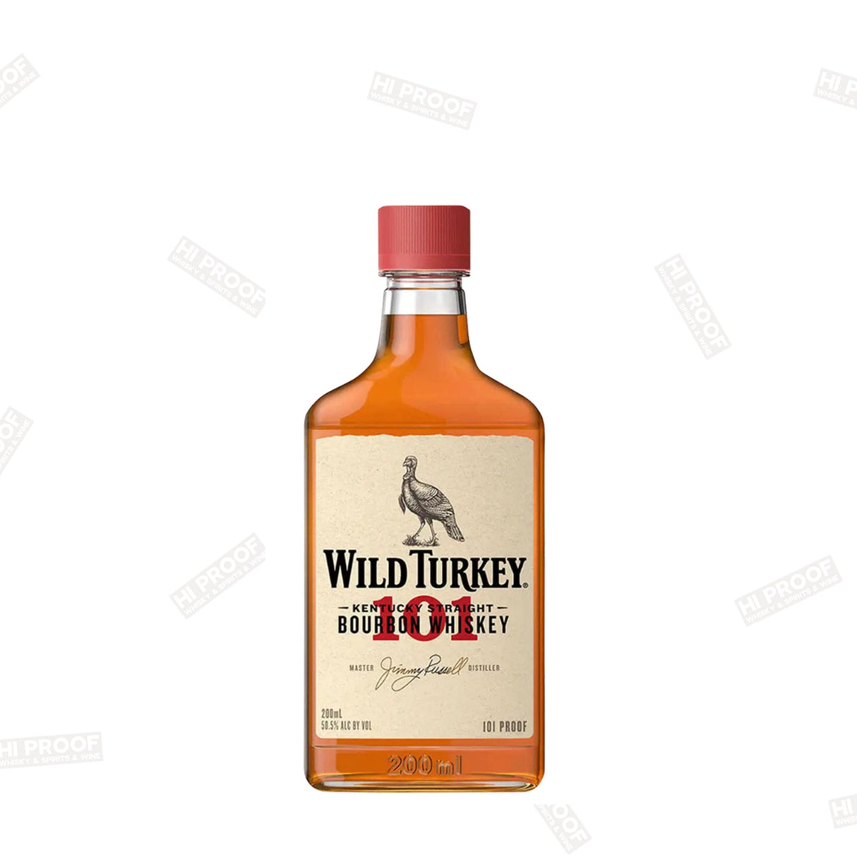 Wild Turkey 101 Kentucky Straight Bourbon Whiskey 200ml - Hi Proof - Wild Turkey