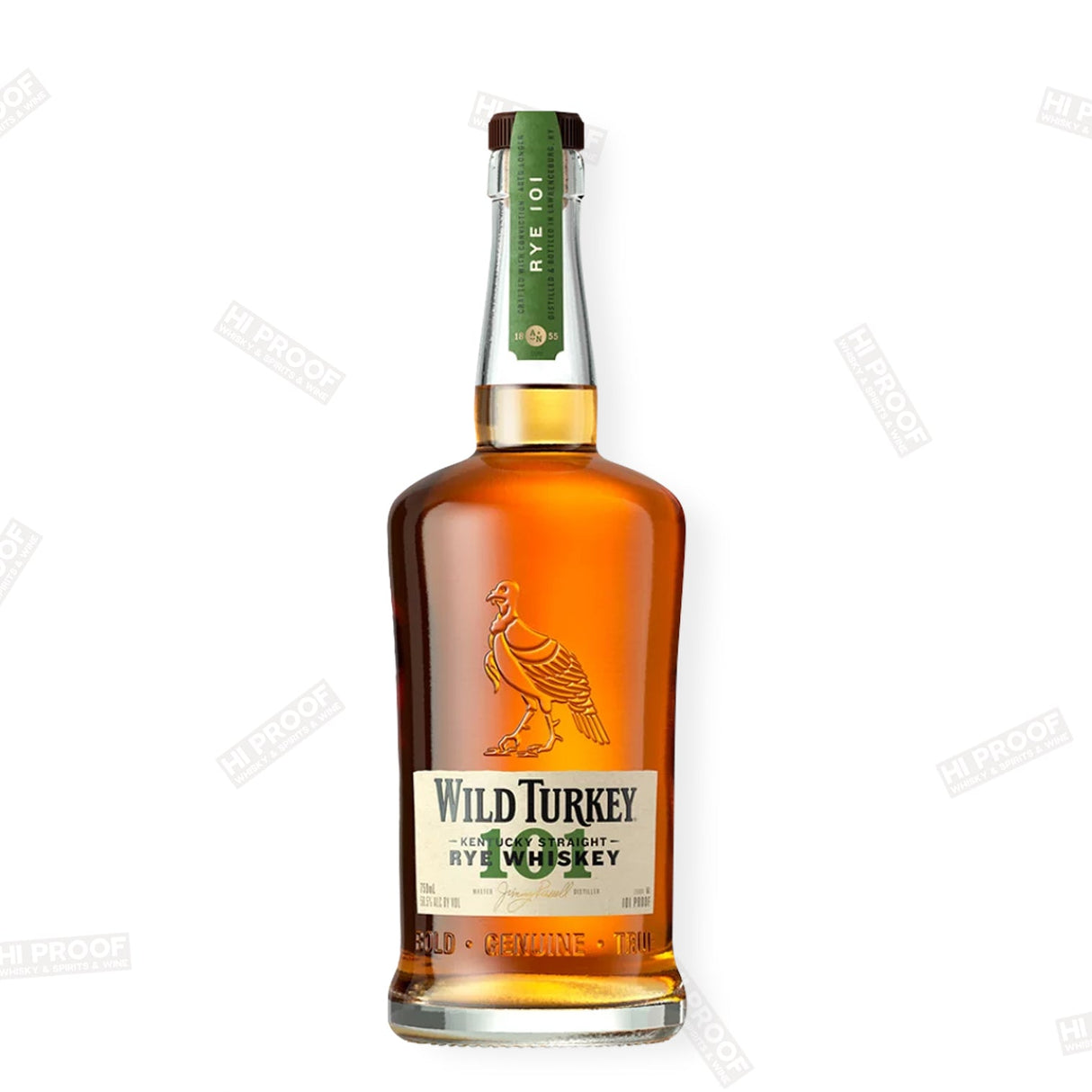 WILD TURKEY 101 RYE 750ml - Hi Proof - Wild Turkey