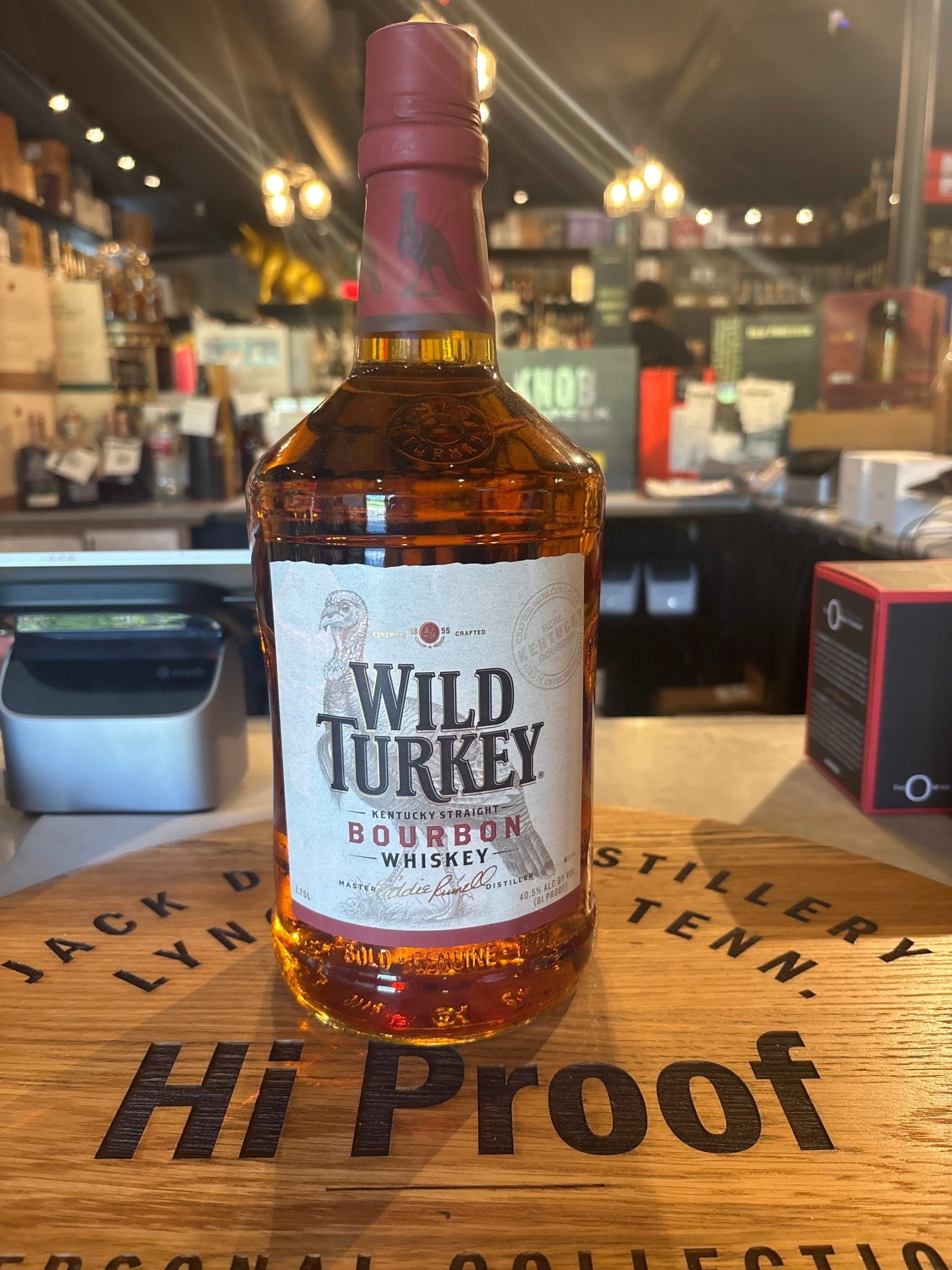 Wild Turkey 81 Bourbon 1.75L - Kentucky Straight – Hi Proof