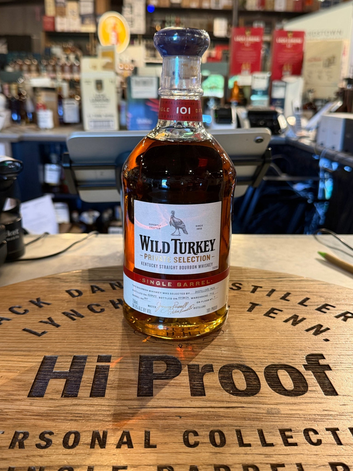 Wild Turkey Private Selection Single Barrel 0117 101 Proof 750mL TY - G 9Y - Hi Proof - Wild Turkey