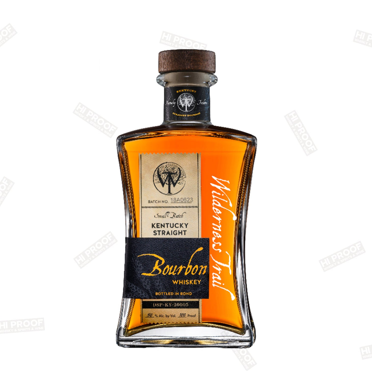 WILDERNESS TRAIL HIGH RYE BOURBON SMALL BATCH BOTTLED IN BOND 100PROOF 750ML - Hi Proof - Wilderness Trail