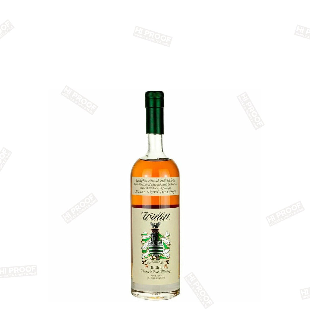 Willett 3 Year Cask Strength Straight Rye Whiskey 50 ml Mini - Hi Proof - Willett