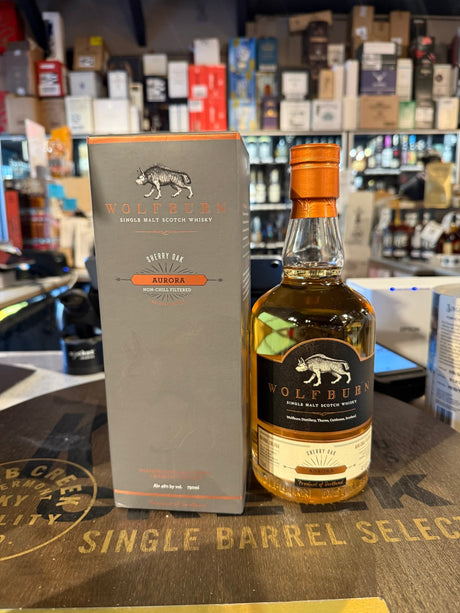 Wolfburn Aurora Sherry Oak Single Malt Scotch Whisky 46% Alc 750ml - Hi Proof - Wolfburn