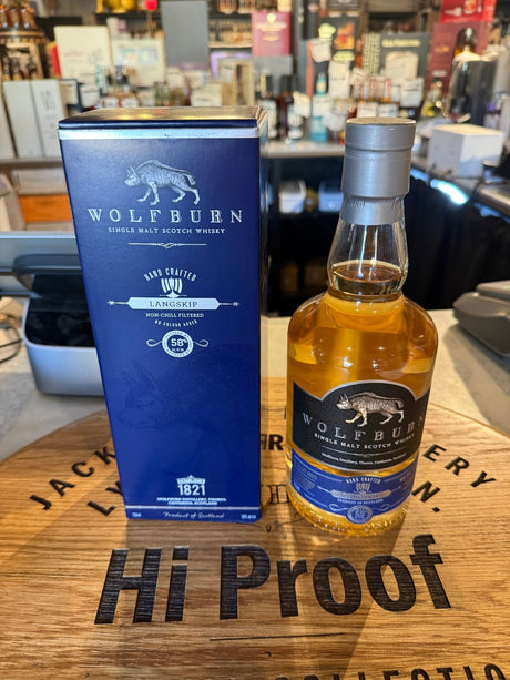 Wolfburn Langskip 58% Alc 700ml - Hi Proof - Wolfburn