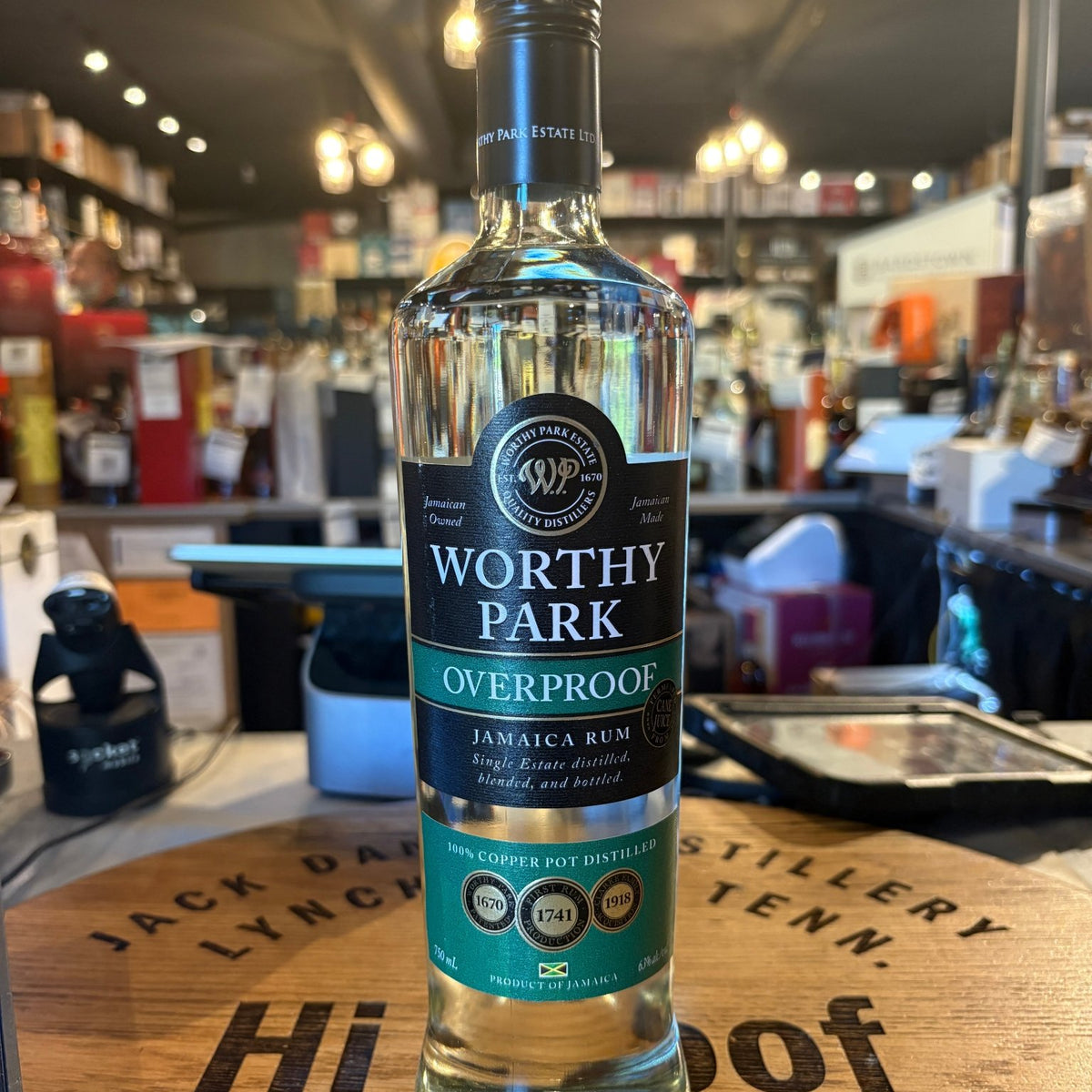 Worthy Park Overproof Rum 750mL - 63% ABV Jamaican – Hi Proof