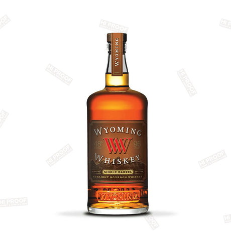 Wyoming Whiskey Single Barrel Straight Bourbon Whiskey 750 ml - Hi Proof - WYOMING WHISKEY